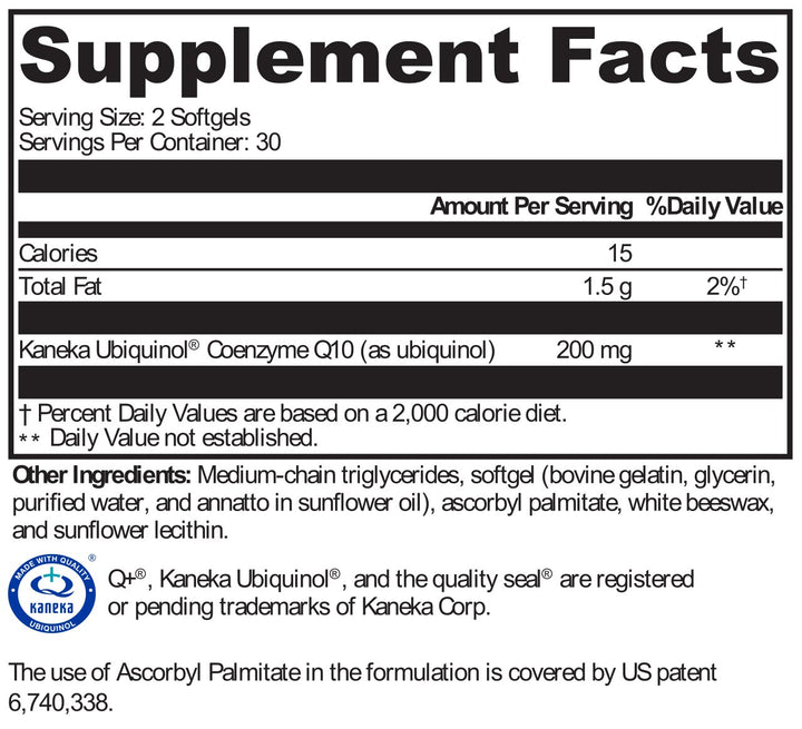 Big Sky Natural Health, CoQ10 Ubiquinol