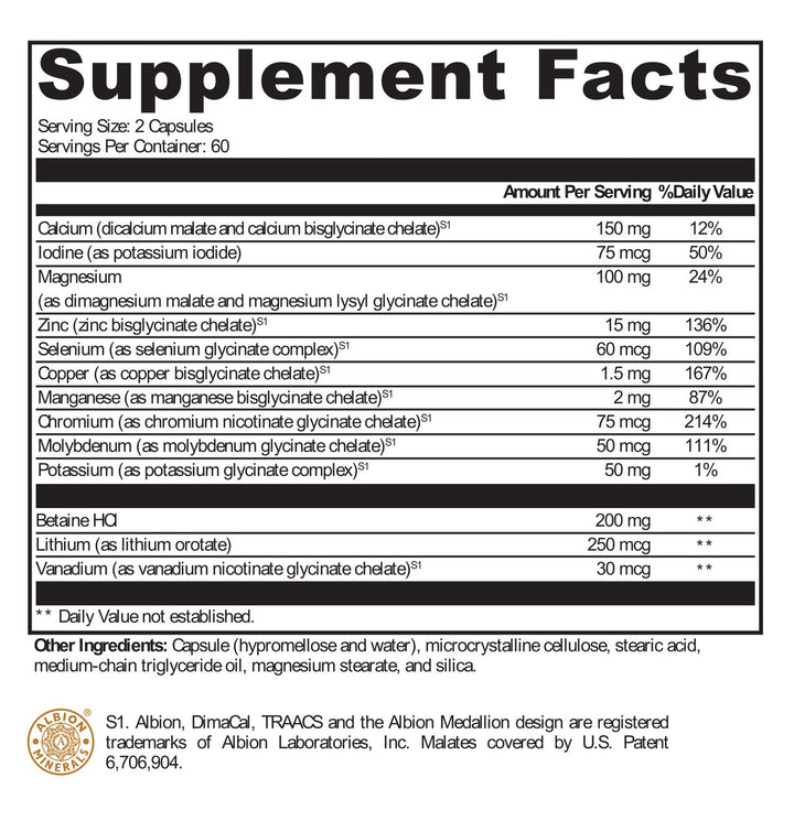 Big Sky Natural Health, Multi Mineral