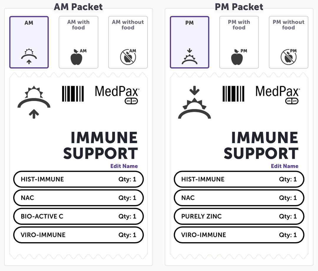 Big Sky Natural Health, Immune Support Packs