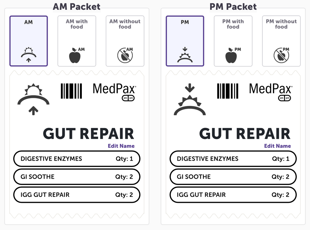 Big Sky Natural Health, Gut Repair Packs